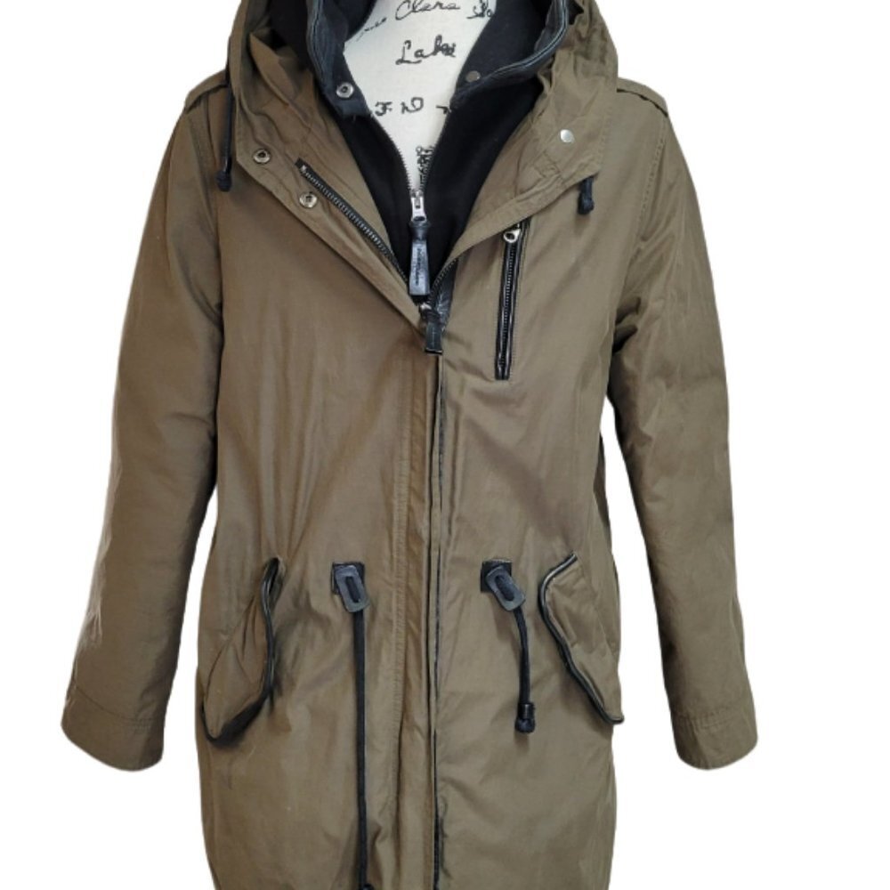 Mackage Men's Down 2-in-1 Parka Jacket - Size XS